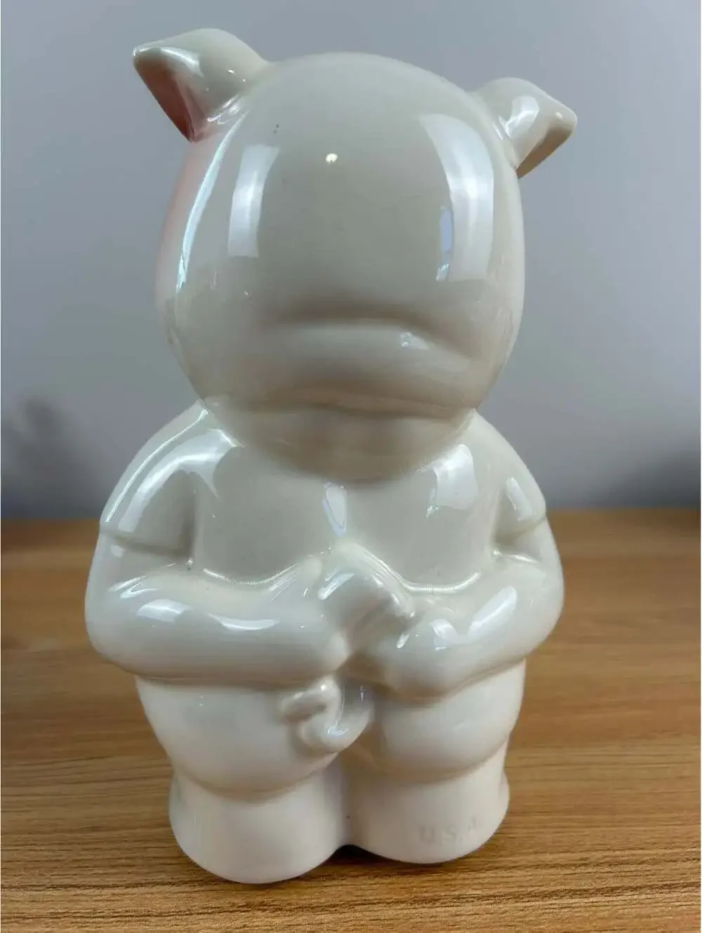 Royal Copley 1950's Vintage Art Pottery  Piggy Bank 